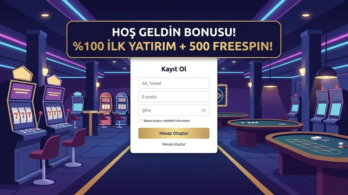 Bonusla kayıt ol